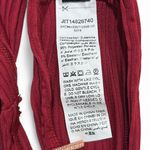 SheIn Burgundy Red Halter Top Photo 3