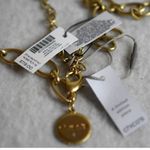 Chico's NWT  Limited Addition Gold Tone Pink/Red Beaded 28"-32" Boho Necklace Photo 4