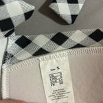 Checkered Bikini Top Black Photo 2