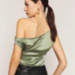 Reformation Annika Silk Top Photo 1