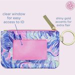 Lilly Pulitzer Blues Pink ID Case NEW Photo 2