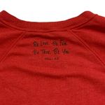 Disney AE Donald Duck Feisty Christmas Holiday Red Sweatshirt Crewneck M Photo 2