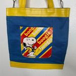 Vintage 70s 1970s snoopy boogie canvas purse bag retro vtg Yellow Photo 1