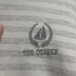 H.L. Miller Gold Gray Striped Crewneck Sweatshirt XL "The Ozarks" Embroidered Photo 1