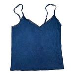 Wilfred Aritzia Navy Blue Soft Cami Tank Womens Sz L Size L Photo 0