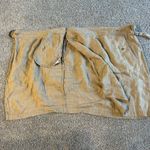Ralph Lauren Linen Skirt Sz 8 Preppy Wrap Khaki Cargo Pockets Safari Photo 6