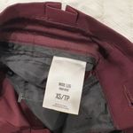 EXPRESS Maroon High Rise Wide Leg Trousers Photo 1