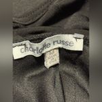 Charlotte Russe EUC Black Lace Top Peplum Dress size medium Photo 6