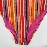 Jessica Simpson Escape to Pacific Swimsuit SZ Small One Piece NWT Femme Stripe Photo 13