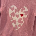 Cupcakes‎ & Cashmere Pink Heart Sweater Size Small Photo 2
