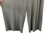 Eloquii B&W Knit Design Wide Leg Pull On Crop Pants Career Pockets Plus Size 22 Photo 4