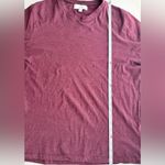 H by Halston  Long Sleeve Cotton Tshirt Maroon Size Large Photo 2