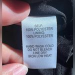 Black Satin Sleeveless Mini Dress Size M Photo 5