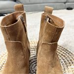 ZARA Trafaluc Women’s Suede Ankle Boots Booties in Light Brown 38/US 7.5 Photo 3