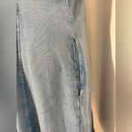 Raya Sun  Blue Palm Tree Embroidered Cotton Rayon Sheath Dress Sz 1X Photo 3