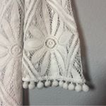 Lilly Pulitzer Topanga Dress Mini White Lace Crochet Long Sleeve Size Small Photo 5