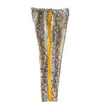 ZARA  snakeskin with yellow stripe lightweight‎ pants. Women's Large EUC Photo 2