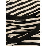 Women's Cotton:On Black & White Striped Dress Size M Size M Photo 5