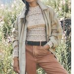Free People oversized genuine suede jacket NEW Photo 1