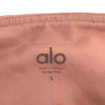 Alo Yoga Ultimate High Waisted Stripe Mesh Leggings Pink Rosewater Athletic S Photo 7