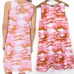 Cuddl Duds  Women's Pink Tie Dye Tank Dress Medium Pink Ochre Camo Sleevless Photo 0