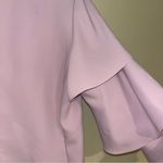 Amanda Uprichard  REVOLVE Pink Tiered Sleeve Short Dress L Photo 5