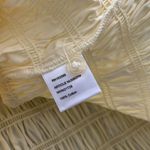 Who What Wear Harper Smocked-Waist Top in Lemon, NWT, Size S Photo 6