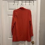 J. JILL Coral Luxe Supima Cotton Modal Jersey Turtleneck Tunic Top Woman’s Large Pink Photo 5