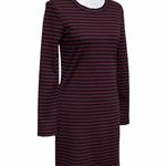Joe Fresh  XS TP Red Blue Midi Long Sleeve Stripe Photo 1