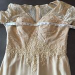 Women’s Full Length Chiffon & Lace Dress Mother of the Bride or Groom Size 10 Photo 11