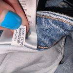 American Eagle Womens Mom Jeans Size 4 Long Distressed Medium Wash Mid Rise Photo 8