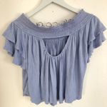 Free People Lavender Loose Fit Crop Top XS Photo 4