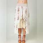 Free People  New Romantics Floral Godet Duster Skirt Vintage Rare size XS Photo 5