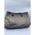 L.A.M.B. shopping xl l black tan coated canvas tote Photo 2