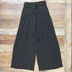 ZARA Black/ White Polkadot Wide Leg Pants Size M Photo 2