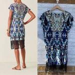 FIGUE ANAIS MINI DRESS SMALL Blue Photo 2