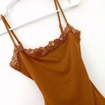 SKIMS  fits everybody lace scoop onesie in bronze size S Photo 1