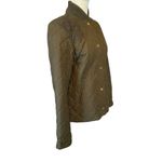 Lauren Ralph Lauren vintage army green quilted snap front long sleeve coat S Photo 1