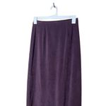 Vintage First Option 90s Purple Suede Like Maxi Skirt Size 10 Photo 1