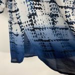 Willi Smith Patterned Blouse 3/4 Sleeve Sz Small Photo 9