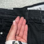 Frank & Eileen Monaghan High Waist Raw Hem Crop Jeans Black Size 27 NWOT Photo 11