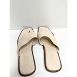 Franco Sarto Shoes Women Size 7 Cream Leather Merci Slide Sandals Photo 4