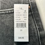 PacSun NWT Checker Black Ultra High Rise Vintage Cutoff Denim Shorts Size 26 Photo 1