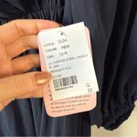 Dessy Collection 3104 Long Sleeve Chiffon Gown Midnight Navy Blue 16 Photo 4