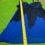 Cacique  Women's 18/20 Slip Dress Lingerie Silk Underwire‎ Lace Dark Romantic Photo 0