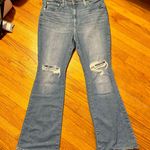 Levi's Levi’s 726 Flare Ripped Knee Denim Jeans Size 33 Blue Photo 1