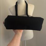 Justin Kraft Wool/Nylon Geometric/ Aztec Print Tote Bag Black Photo 7