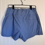 Athleta  Trekkie North Shorts Blue Zipper Pockets Size 12 Photo 8