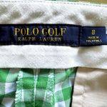 Ralph Lauren Polo Golf  Gingham Bermuda Shorts Embroidered Logo Green 8 Photo 2