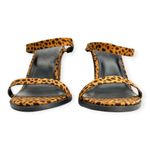 Wild Diva  | NWOT | Sz 9 | Animal Print Open Toe Chunky Heel Strappy Dress Pump Photo 3